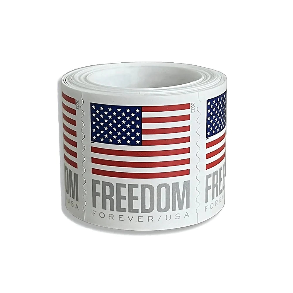 2023 US Flags (Booklets / Rolls) Freedom Forever First Class Postage Stamps - Mailboxes of Flushing