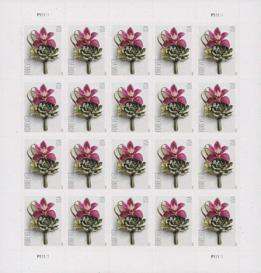 Contemporary Boutonniere Forever First Class Postage Stamps - Mailboxes of Flushing
