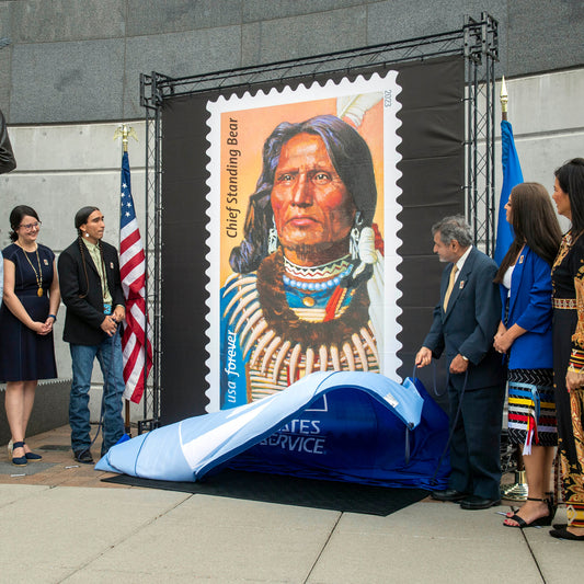 Chief Standing Bear Forever Postage Stamps - Mailboxes of Flushing