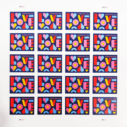 2021 Love Forever First Class Postage Stamps - Mailboxes of Flushing