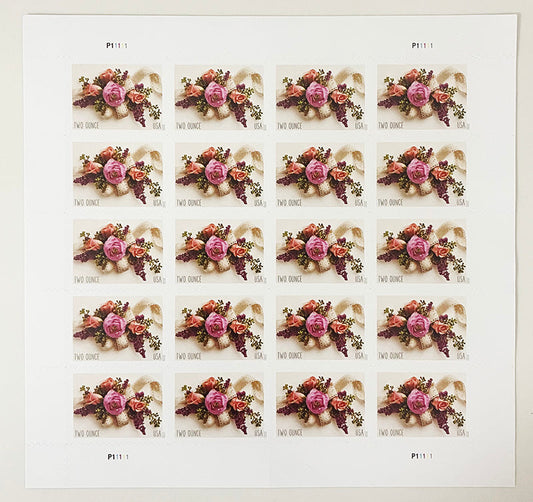 Garden Corsage Two Ounce Forever First Class Postage Stamps - Mailboxes of Flushing
