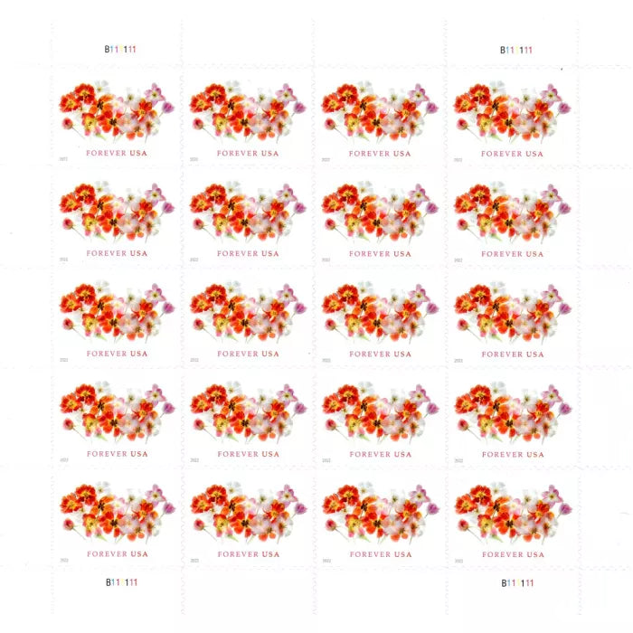 Tulips Forever First Class Postage Stamps - Mailboxes of Flushing
