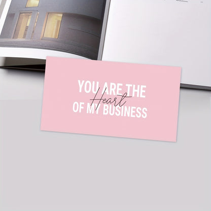 50PCS Thank You For Supporting My Business Cards, Small Customer Appreciation Card For Shop, Online Retailers, Business Owners And Local Stores - Mailboxes of Flushing
