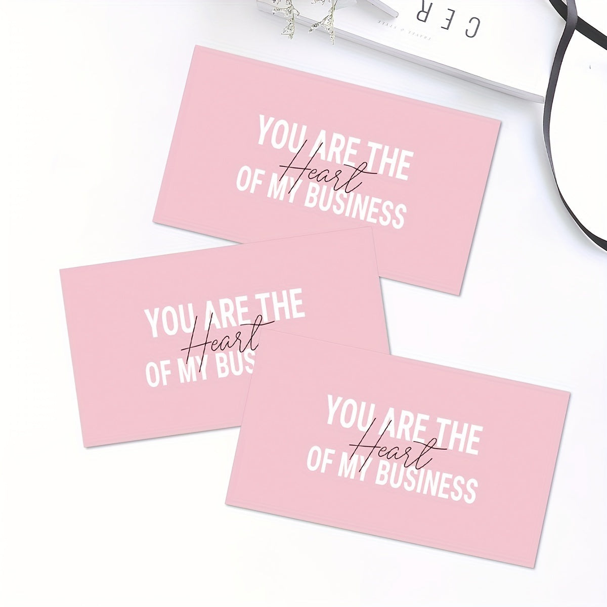 50PCS Thank You For Supporting My Business Cards, Small Customer Appreciation Card For Shop, Online Retailers, Business Owners And Local Stores - Mailboxes of Flushing