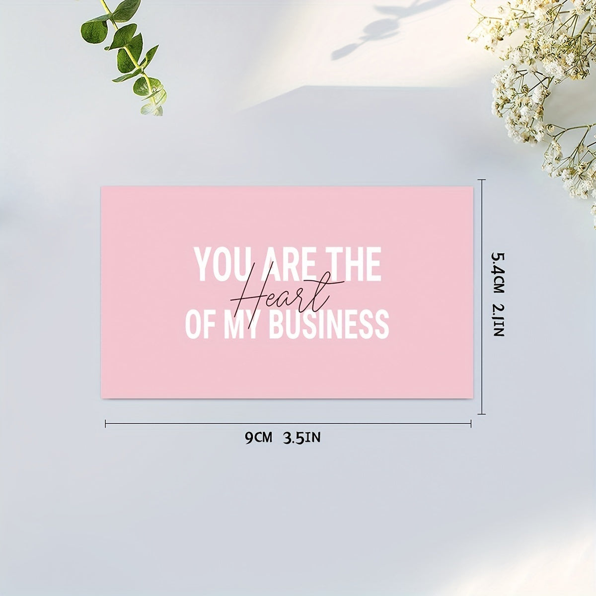 50PCS Thank You For Supporting My Business Cards, Small Customer Appreciation Card For Shop, Online Retailers, Business Owners And Local Stores - Mailboxes of Flushing