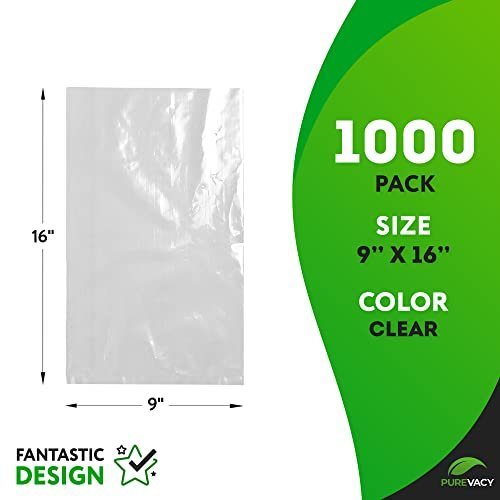 Clear Poly Bags for Clothing 30x40; Pack of 250 Non-Sticky Plastic Bags for Shipping; Clear Clothing Bags for Packaging with 2 Mil PE; Plastic Packaging Bags for Small Business; Online Stores - Mailboxes of Flushing