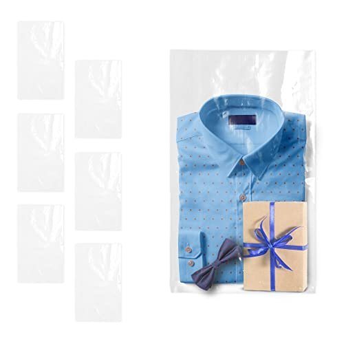 Clear Poly Bags for Clothing 30x40; Pack of 250 Non-Sticky Plastic Bags for Shipping; Clear Clothing Bags for Packaging with 2 Mil PE; Plastic Packaging Bags for Small Business; Online Stores - Mailboxes of Flushing