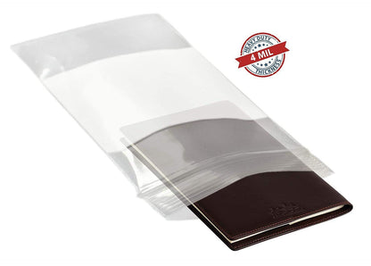 Pack of 1000 Clear Zipper Bags. Assortment 4 mil Clear Seal Top Plastic Bags. 10 Sizes of Zip top Polyethylene Bags for Shipping and Storage. Resealable; Reusable. - Mailboxes of Flushing