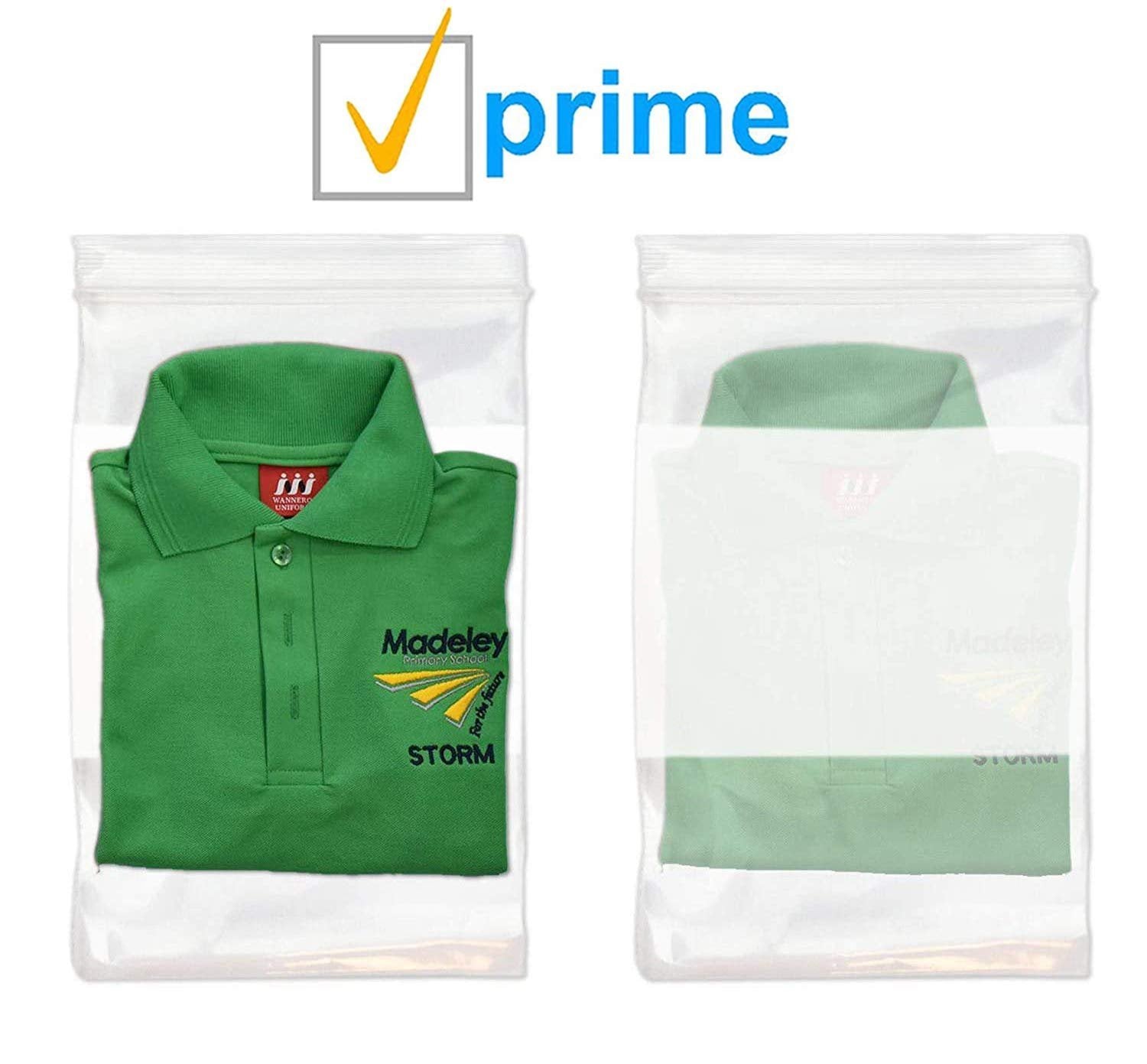 Pack of 1000 Clear Zipper Bags. Assortment 4 mil Clear Seal Top Plastic Bags. 10 Sizes of Zip top Polyethylene Bags for Shipping and Storage. Resealable; Reusable. - Mailboxes of Flushing