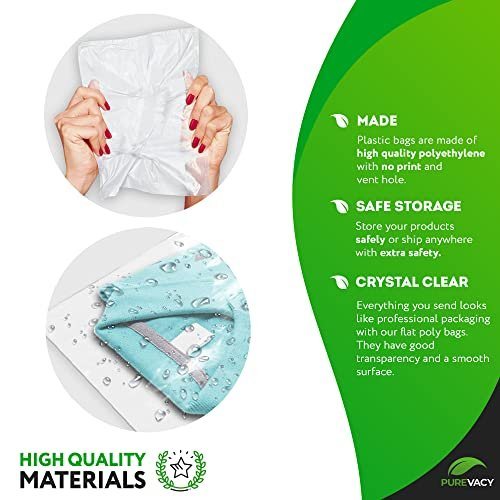 Clear Poly Bags for Clothing 30x40; Pack of 250 Non-Sticky Plastic Bags for Shipping; Clear Clothing Bags for Packaging with 2 Mil PE; Plastic Packaging Bags for Small Business; Online Stores - Mailboxes of Flushing